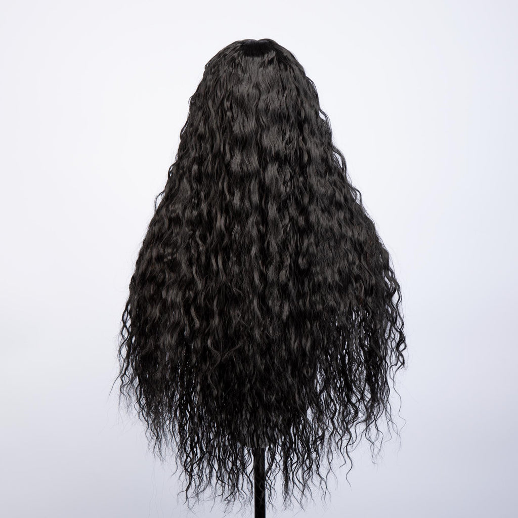 Black Long Curly HQ Synthetic Wig | 【Wig Cap Included】【250°F Heat Resistant】 | #41